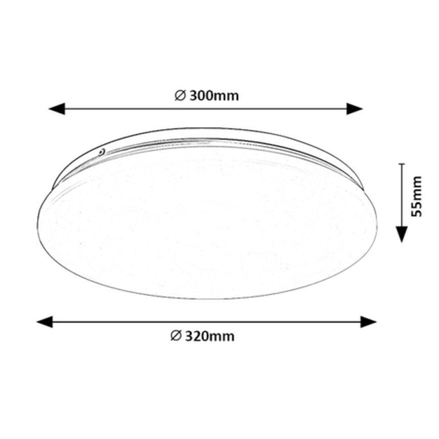 Rabalux - LED Stropné svietidlo LED/18W/230V 3000K 32 cm