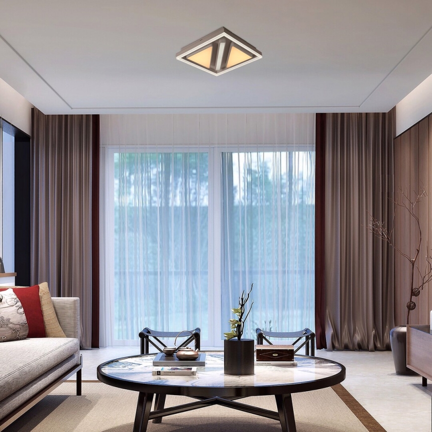 Rabalux - LED Stmievateľné stropné svietidlo LED/73W/230V 40x40 cm + diaľkové ovládanie