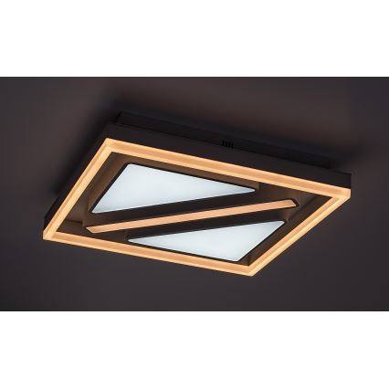 Rabalux - LED Stmievateľné stropné svietidlo LED/73W/230V 40x40 cm + diaľkové ovládanie