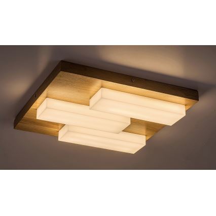 Rabalux - LED Stropné svietidlo LED/30W/230V 3000K dub 40x40 cm
