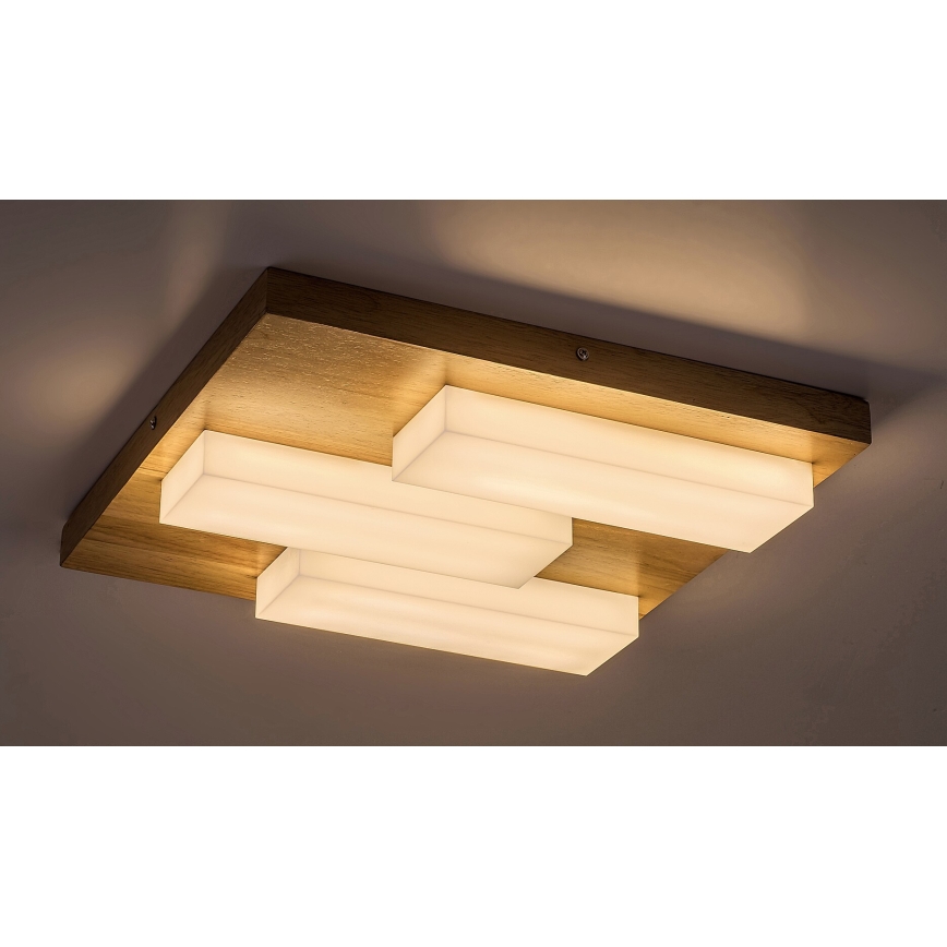 Rabalux - LED Stropné svietidlo LED/30W/230V 3000K dub 40x40 cm