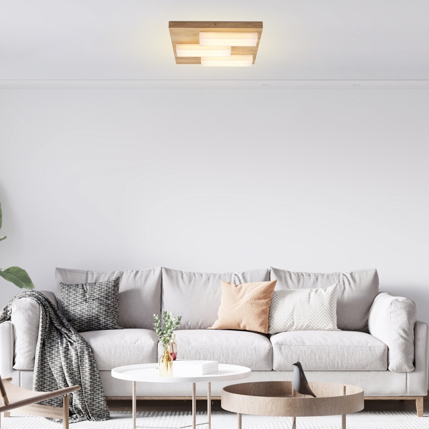 Rabalux - LED Stropné svietidlo LED/30W/230V 3000K dub 40x40 cm