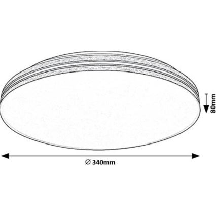 Rabalux - LED Stropné svietidlo LED/18W/230V 4000K pr. 34 cm