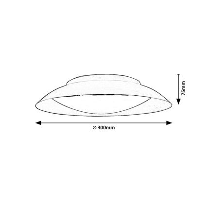 Rabalux - LED Stropné svietidlo LED/20W/230V 3000K pr. 30 cm