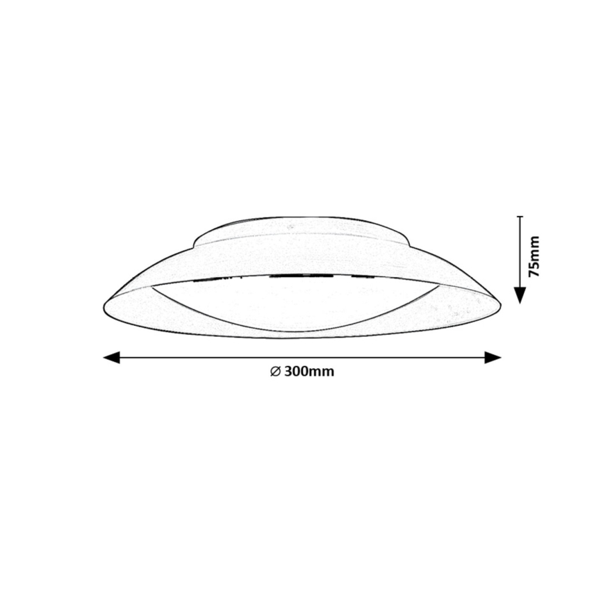 Rabalux - LED Stropné svietidlo LED/20W/230V 3000K pr. 30 cm