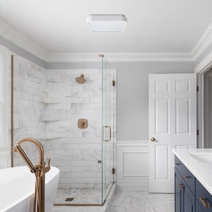 Rabalux - LED Kúpeľňové stropné svietidlo LED/48W/230V IP44 4000K 42x42 cm biela
