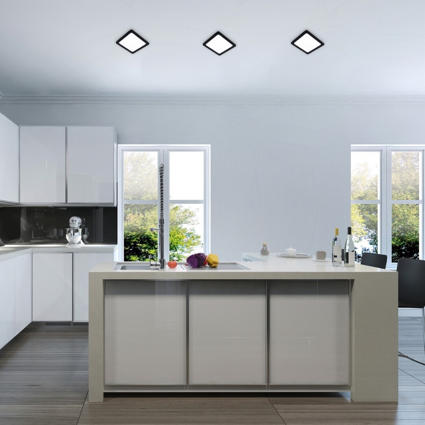 Rabalux - LED Podhľadové svietidlo LED/3W/230V 9x9 cm čierna