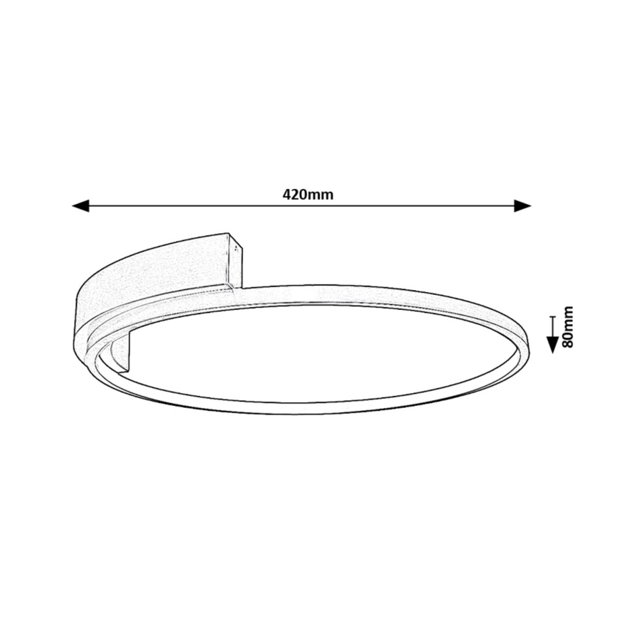 Rabalux - LED Stropné svietidlo LED/23W/230V