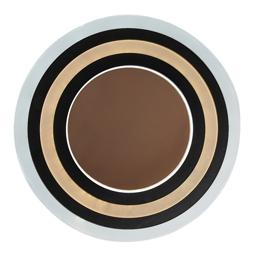 Rabalux - LED stmievateľné stropné svietidlo LED/56W/230V 3000/4000/6000K matný chróm/čierna + diaľkové ovládanie priemer 45 cm