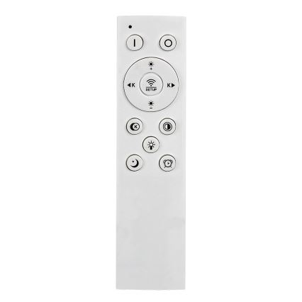 Rabalux - LED Stmievateľné stropné svietidlo LED/56W/230V 3000/4000/6000K matný chróm + diaľkové ovládanie