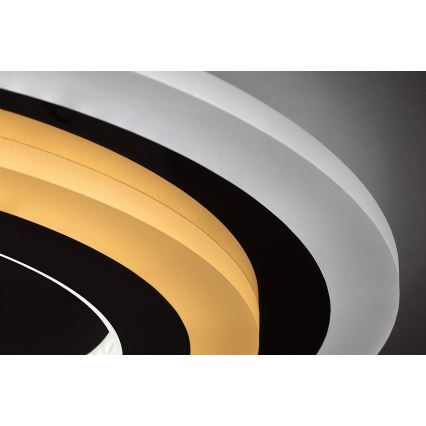 Rabalux - LED stmievateľné stropné svietidlo LED/56W/230V 3000/4000/6000K matný chróm + diaľkové ovládanie priemer 45 cm