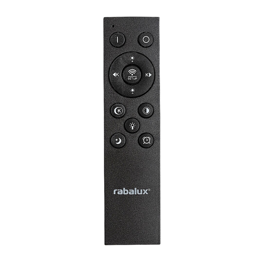 Rabalux - LED Stmievateľné stropné svietidlo LED/56W/230V 3000/4000/6000K čierna + diaľkové ovládanie