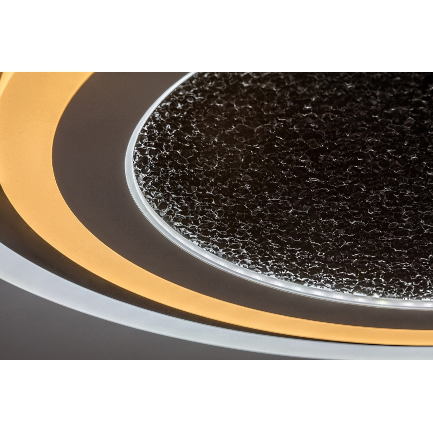 Rabalux - LED stmievateľné stropné svietidlo LED/56W/230V 3000/4000/6000K čierna + diaľkové ovládanie pr. 45 cm