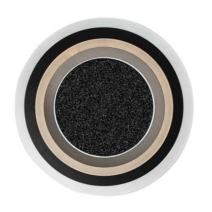 Rabalux - LED stmievateľné stropné svietidlo LED/56W/230V 3000/4000/6000K čierna + diaľkové ovládanie pr. 45 cm