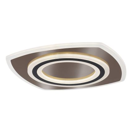 Rabalux - LED Stmievateľné stropné svietidlo LED/60W/230V 3000/4000/6000K matný chróm/čierna + diaľkové ovládanie