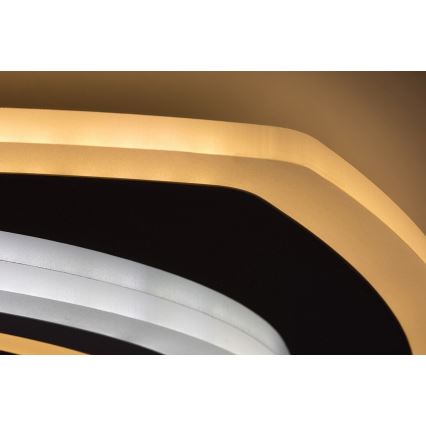 Rabalux - LED Stmievateľné stropné svietidlo LED/60W/230V 3000/4000/6000K matný chróm + diaľkové ovládanie 48x48 cm