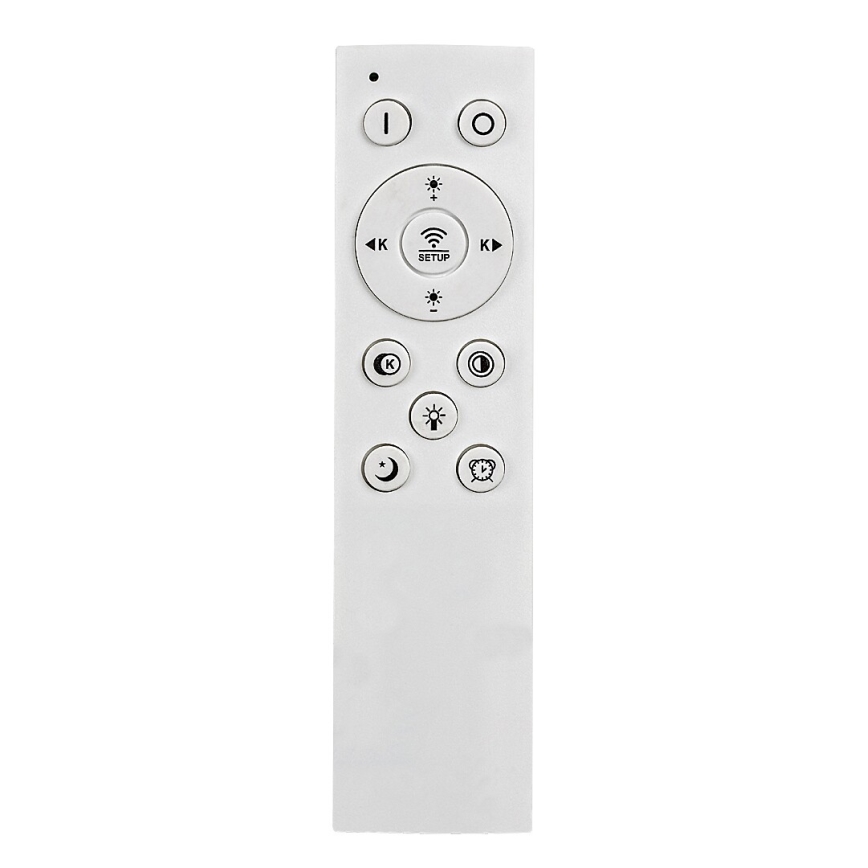 Rabalux - LED Stmievateľné stropné svietidlo LED/60W/230V 3000/4000/6000K matný chróm + diaľkové ovládanie 48x48 cm