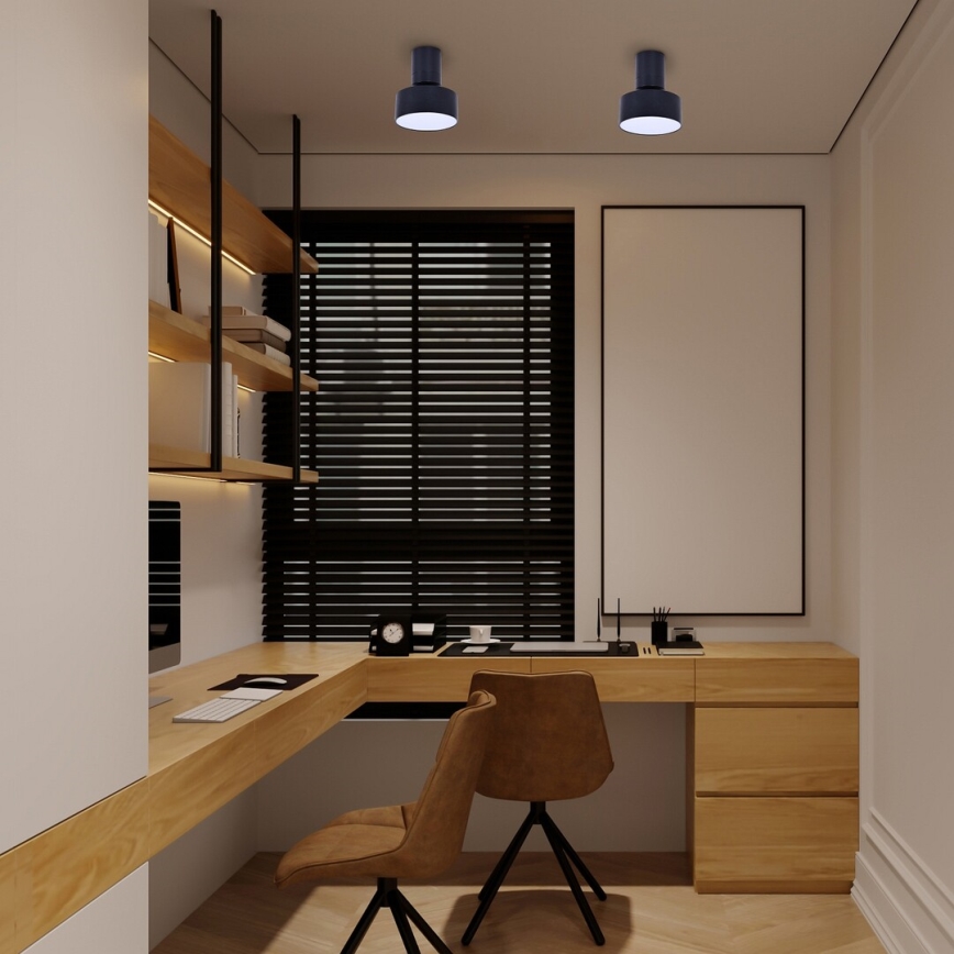 Rabalux - LED stropné svietidlo LED/10W/230V 3000K čierna pr. 11 cm