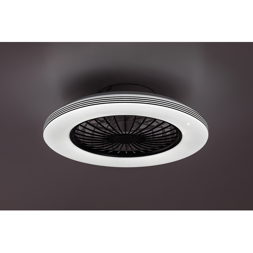 Rabalux - LED Stmievateľné stropné svietidlo s ventilátorom LED/48W/230V 3000-6500K + diaľkové ovládanie