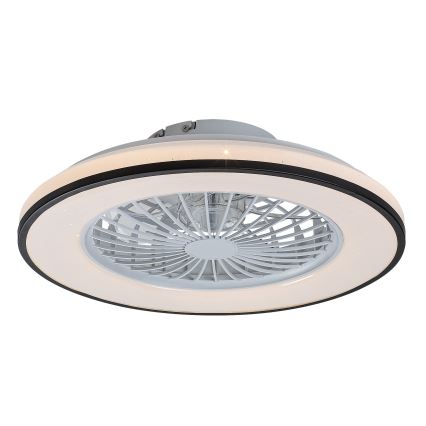 Rabalux - LED Stmievateľné stropné svietidlo s ventilátorom LED/48W/230V 3000-6500K + diaľkové ovládanie