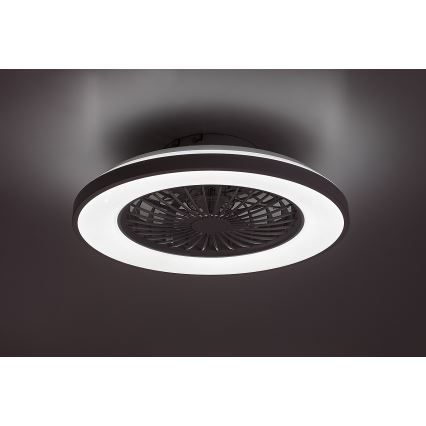 Rabalux - LED Stmievateľné stropné svietidlo s ventilátorom LED/48W/230V 3000-6500K + diaľkové ovládanie