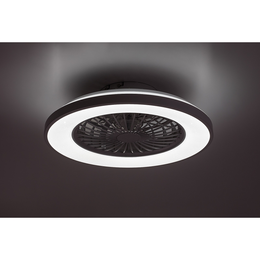Rabalux - LED Stmievateľné stropné svietidlo s ventilátorom LED/48W/230V 3000-6500K + diaľkové ovládanie