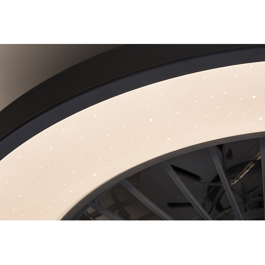 Rabalux - LED Stmievateľné stropné svietidlo s ventilátorom LED/48W/230V 3000-6500K + diaľkové ovládanie