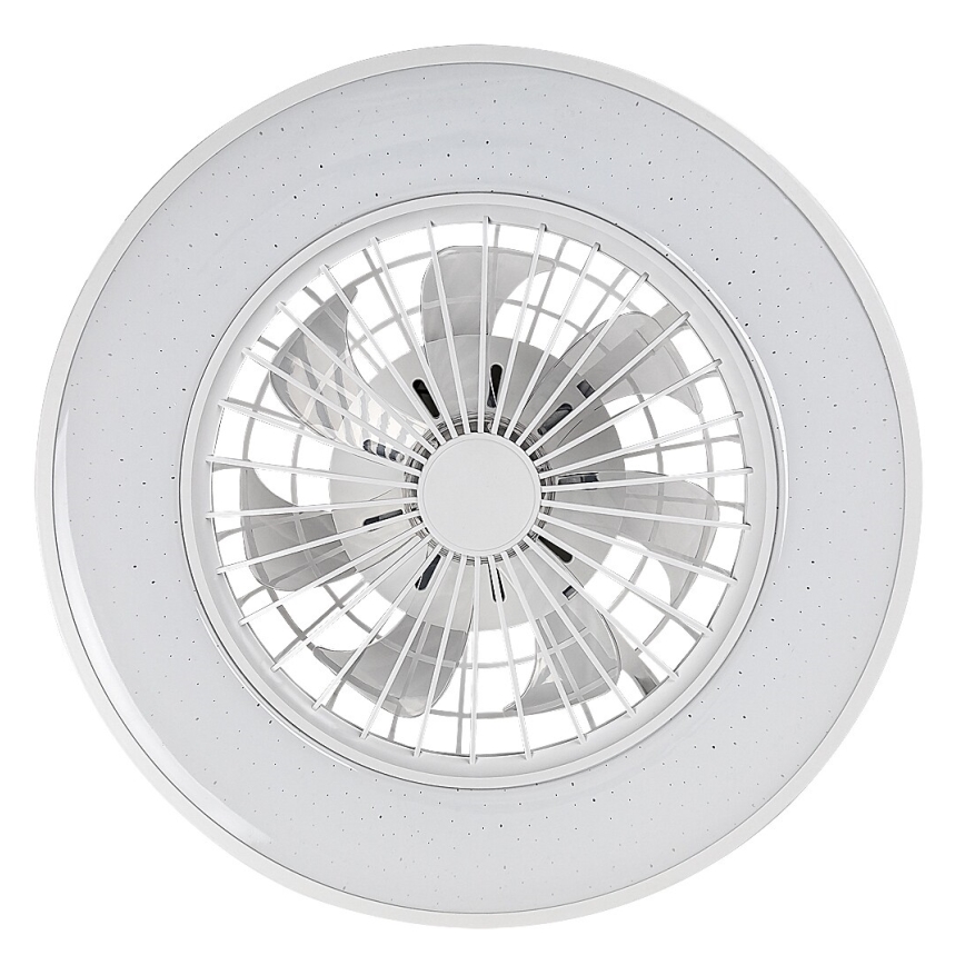 Rabalux - LED Stmievateľné stropné svietidlo s ventilátorom LED/48W/230V 3000-6500K + diaľkové ovládanie