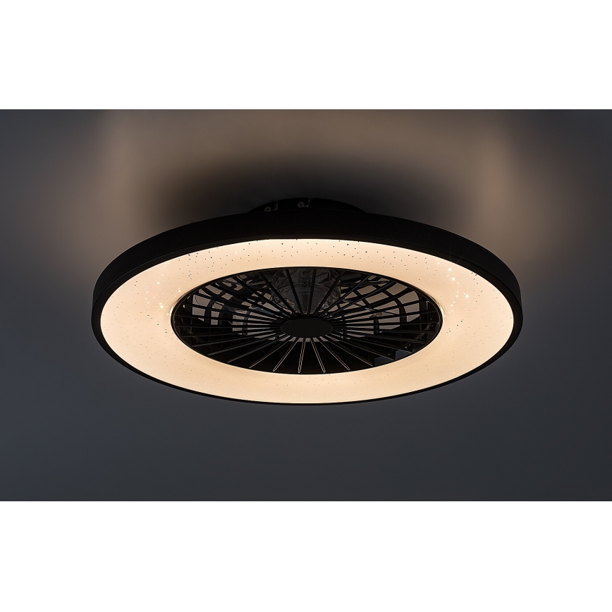 Rabalux - LED Stmievateľné stropné svietidlo s ventilátorom LED/72W/230V 3000-6500K + diaľkové ovládanie