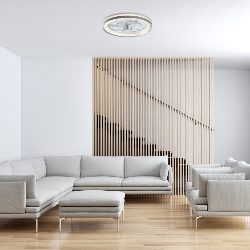 Rabalux - LED Stmievateľné stropné svietidlo s ventilátorom LED/40W/230V 3000/4000/6000K Wi-Fi + diaľkové ovládanie