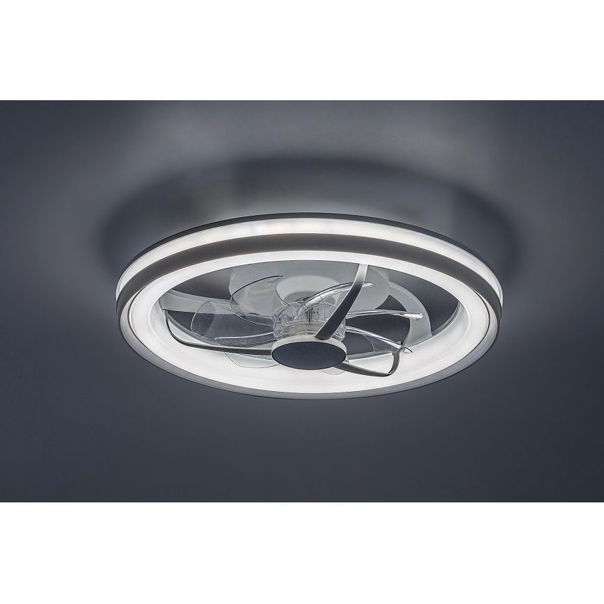 Rabalux - LED Stmievateľné stropné svietidlo s ventilátorom LED/40W/230V 3000/4000/6000K Wi-Fi + diaľkové ovládanie