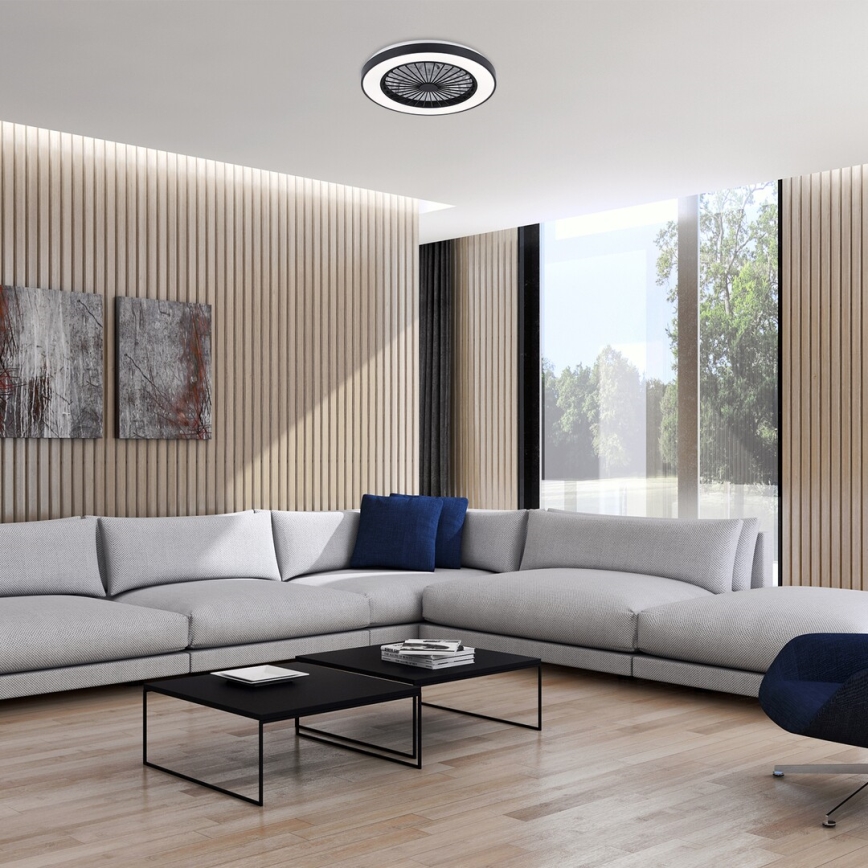 Rabalux - LED Stmievateľné stropné svietidlo s ventilátorom LED/40W/230V 3000/4000/6000K Wi-Fi + diaľkové ovládanie
