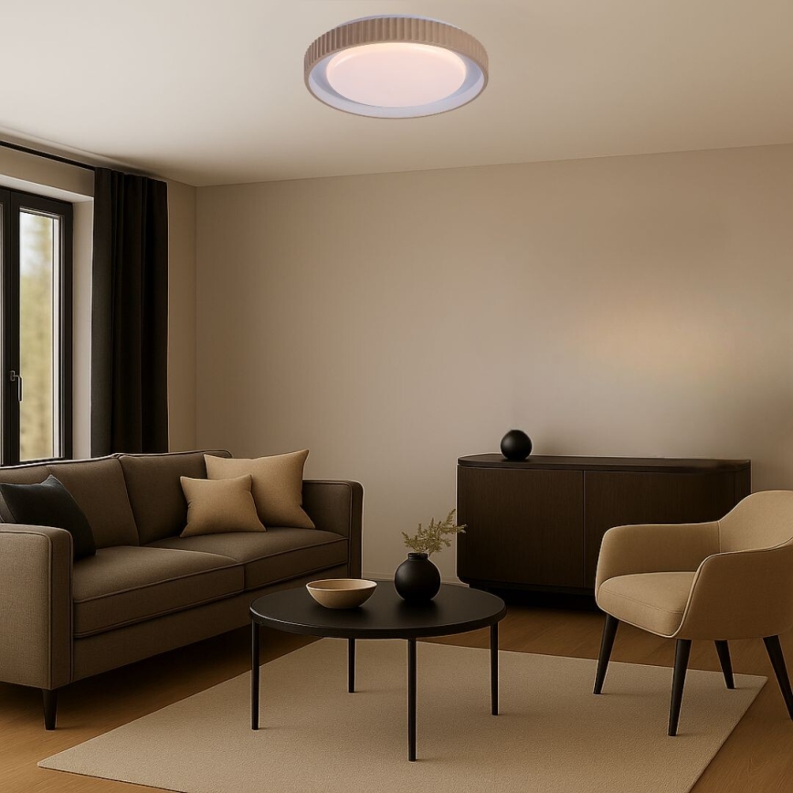 Rabalux - LED Stmievateľné stropné svietidlo LED/48W/230V 3000-6500K pr. 49,5 cm + diaľkové ovládanie