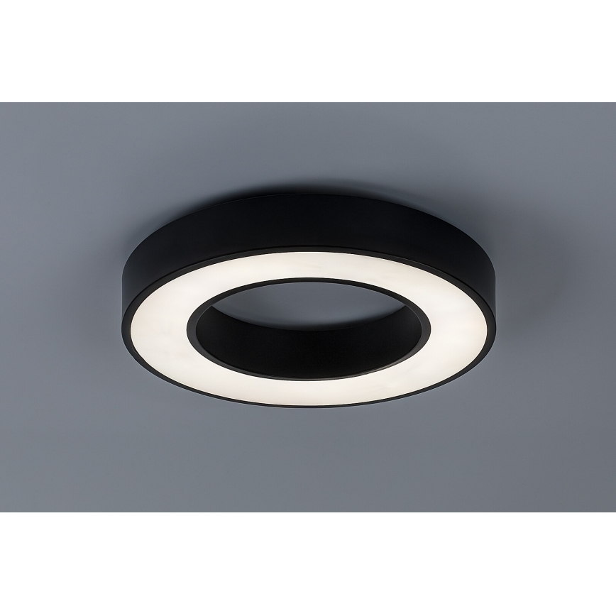 Rabalux - LED stmievateľné stropné svietidlo LED/45W/230V 3000-6500K pr. 60 cm čierne + diaľkové ovládanie