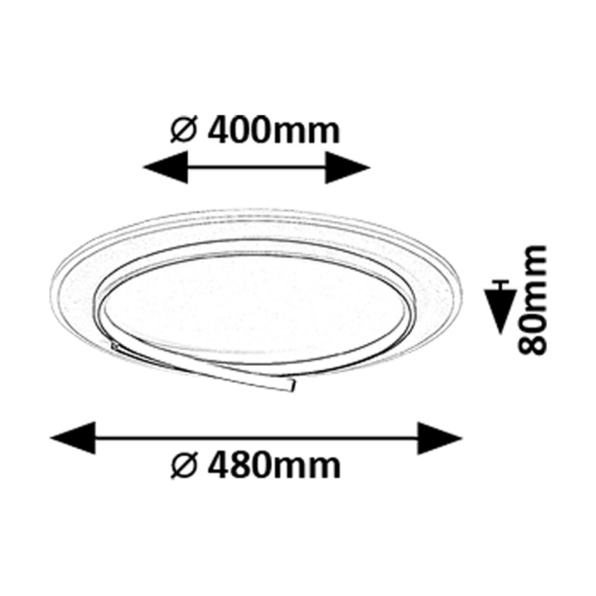 Rabalux - LED Stropné svietidlo LED/40W/230V 4000K