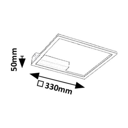 Rabalux - LED Stropné svietidlo LED/24W/230V 3000K