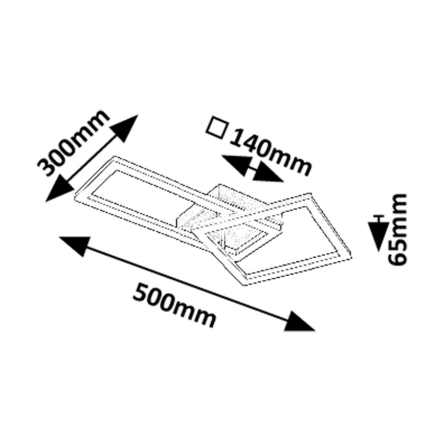 Rabalux - LED Stropné svietidlo LED/24W/230V 3000K