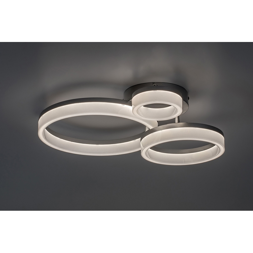 Rabalux - LED Stropné svietidlo LED/24W/230V 3000/4000/6500K matný chróm