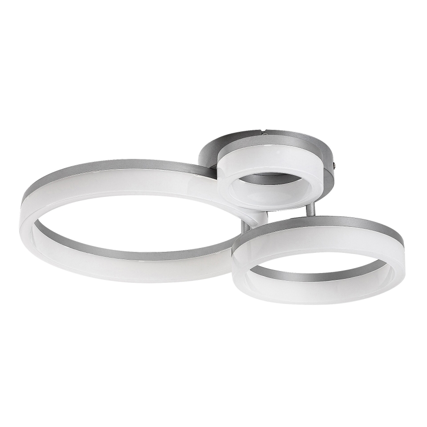 Rabalux - LED stropné svietidlo LED/24W/230V 3000/4000/6500K 38x51 cm matný chróm