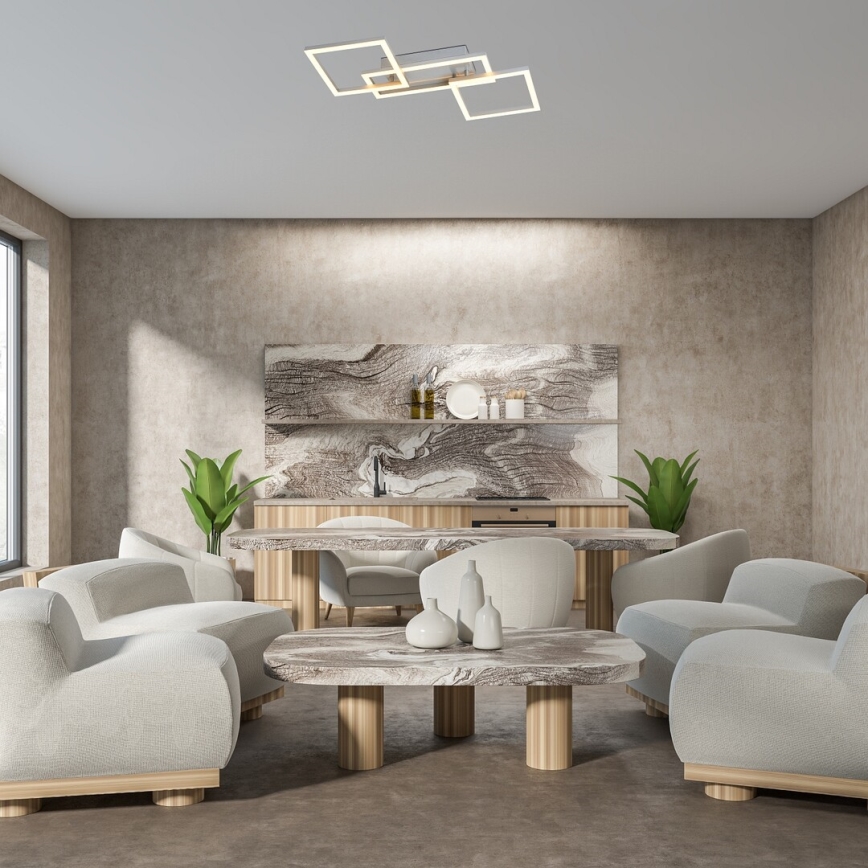 Rabalux - LED Stmievateľné stropné svietidlo LED/40W/230V 3000-6500K 45x55 cm + diaľkové ovládanie