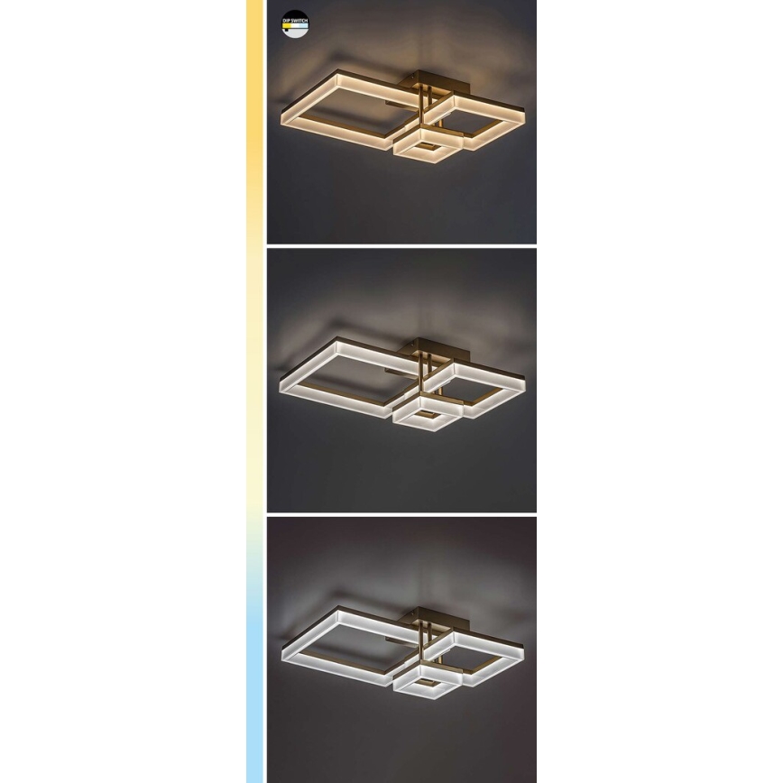 Rabalux - LED Stropné svietidlo LED/22W/230V 3000/4000/6500K zlatá
