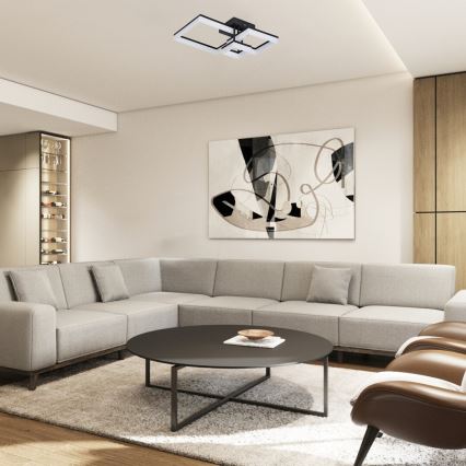 Rabalux - LED Stropné svietidlo LED/22W/230V 3000/4000/6500K čierna