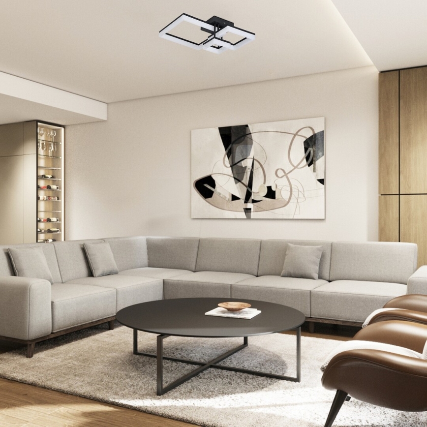Rabalux - LED Stropné svietidlo LED/22W/230V 3000/4000/6500K čierna