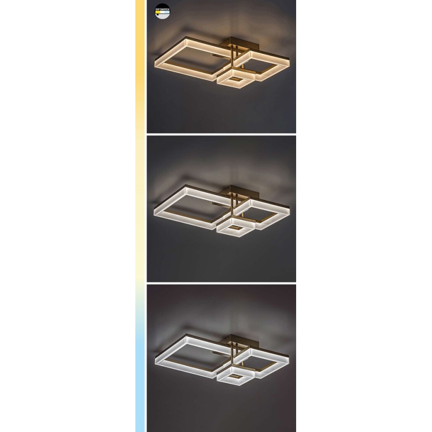 Rabalux - LED Stropné svietidlo LED/22W/230V 3000/4000/6500K čierna