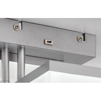 Rabalux - LED Stropné svietidlo LED/22W/230V 3000/4000/6500K matný chróm