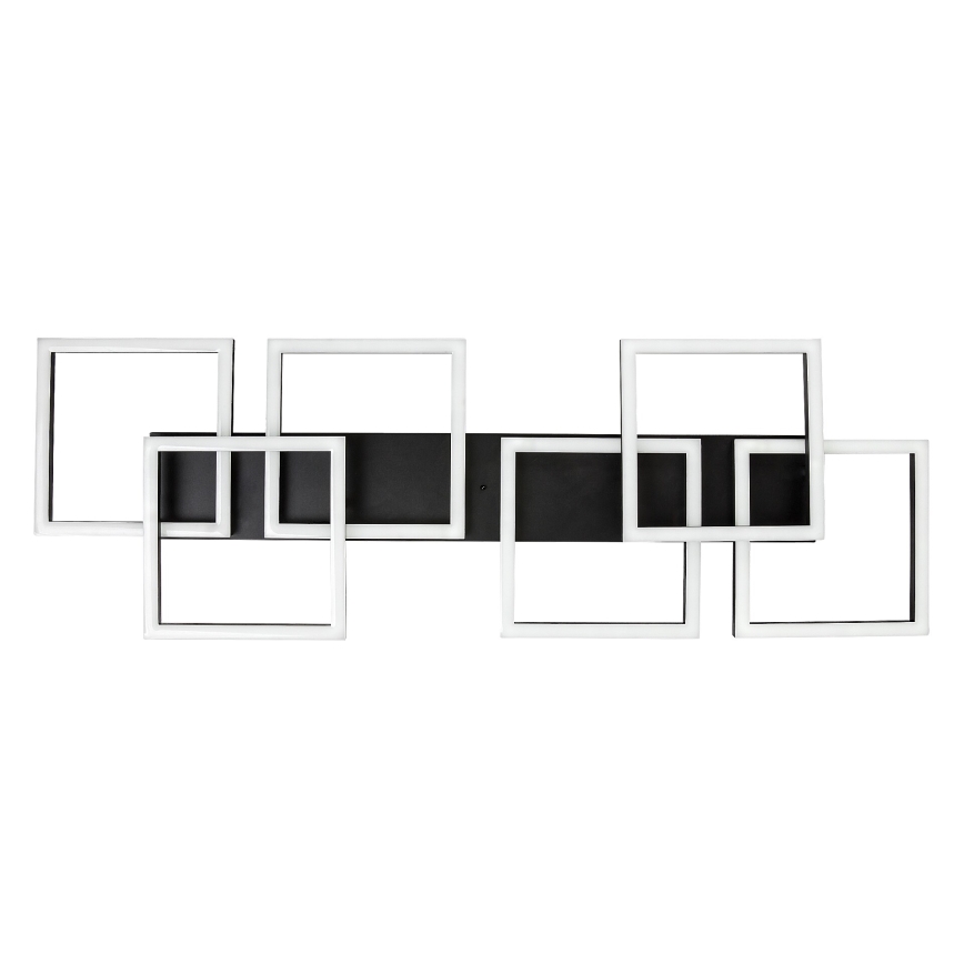 Rabalux - LED stmievateľné stropné svietidlo LED/40W/230V 3000-6500K 33x100 cm čierna + diaľkové ovládanie
