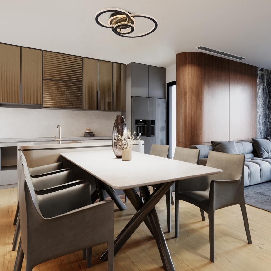 Rabalux - LED stmievateľné stropné svietidlo LED/40W/230V 3000-6500K + diaľkové ovládanie 35x52 cm