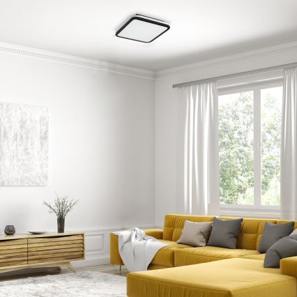 Rabalux - stmievateľné LED RGB stropné svietidlo LED/43W/230V 3000-6500K + diaľkové ovládanie 35x35 cm