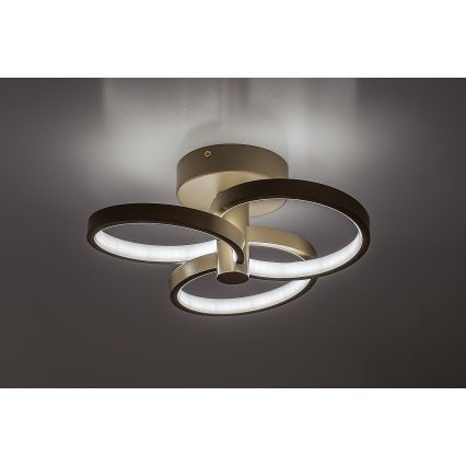 Rabalux - LED stmievateľné stropné svietidlo LED/32W/230V 3000-6500K pr. 31 cm béžové + diaľkové ovládanie