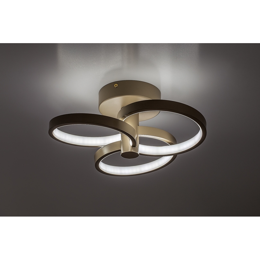 Rabalux - LED stmievateľné stropné svietidlo LED/32W/230V 3000-6500K pr. 31 cm béžové + diaľkové ovládanie